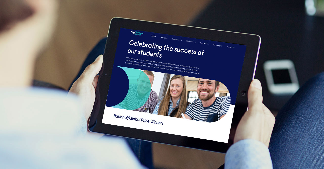 Reed Business School website