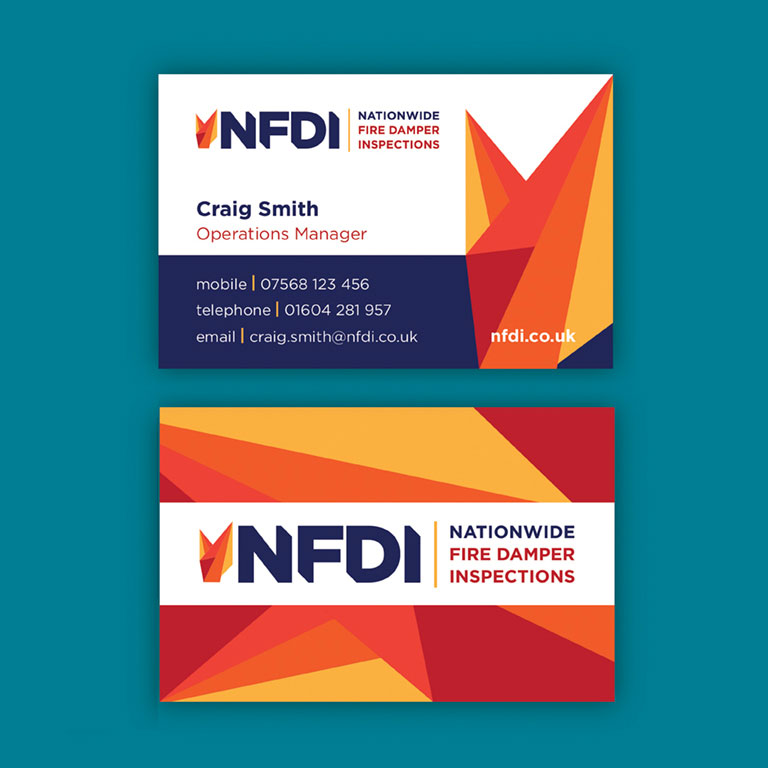 NFDI business card design
