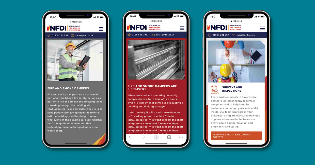 NFDI mobile website