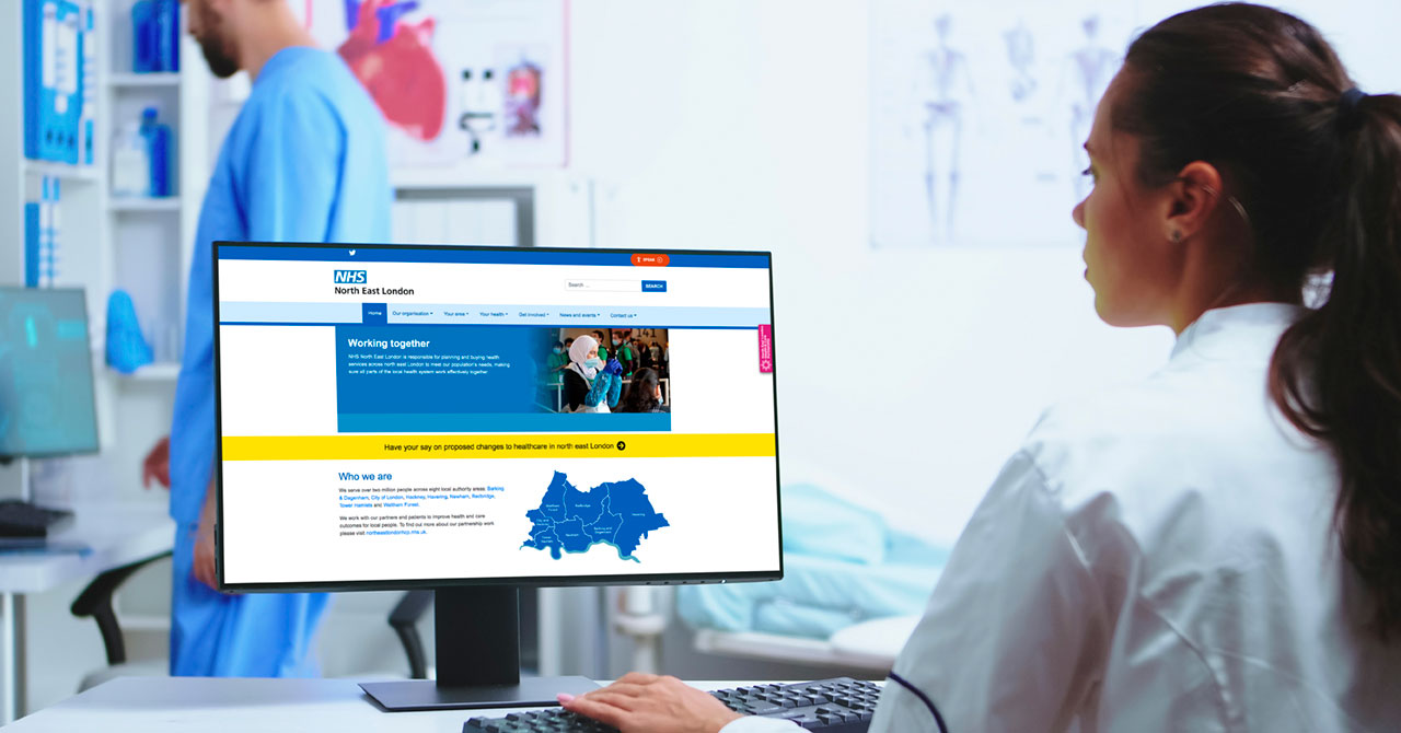 NHS website support