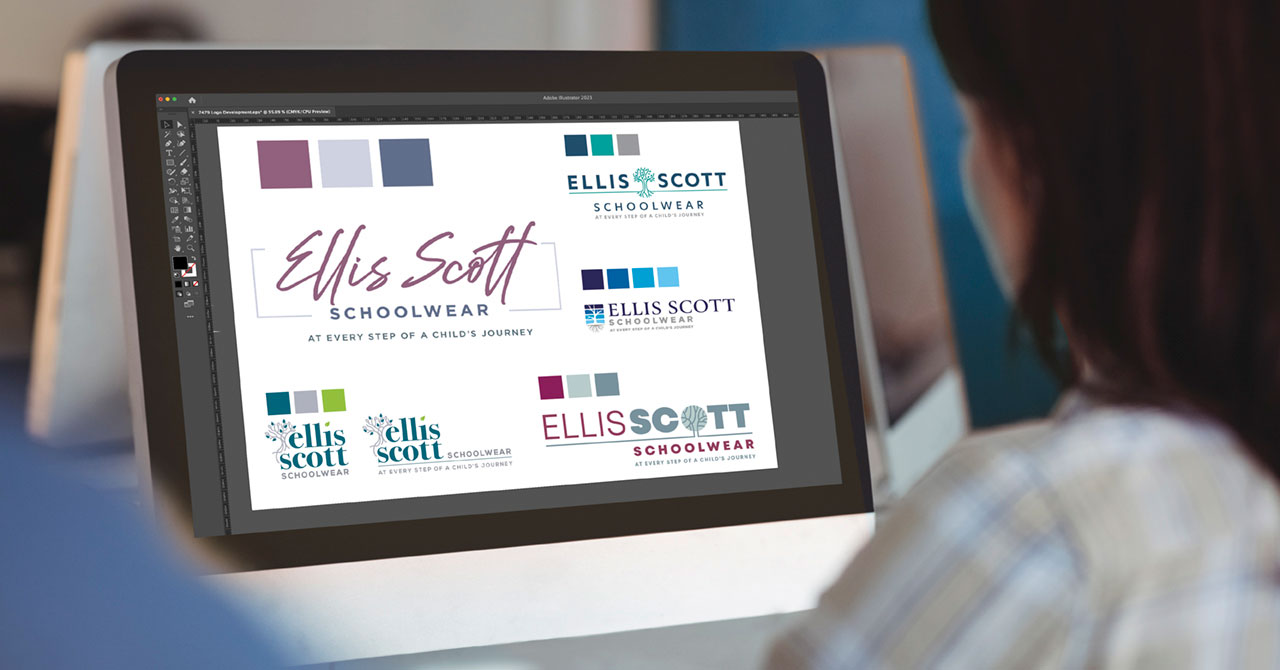 Ellis Scott Schoolwear - Branding
