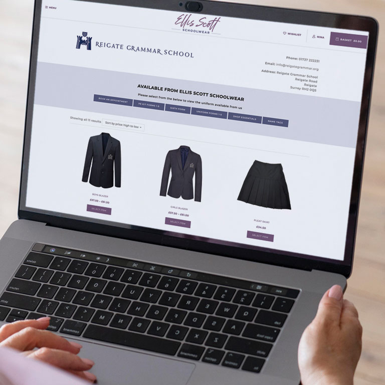 School uniform website