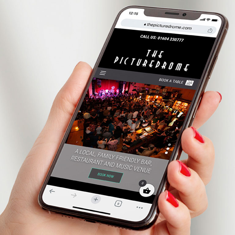 Website design for pubs