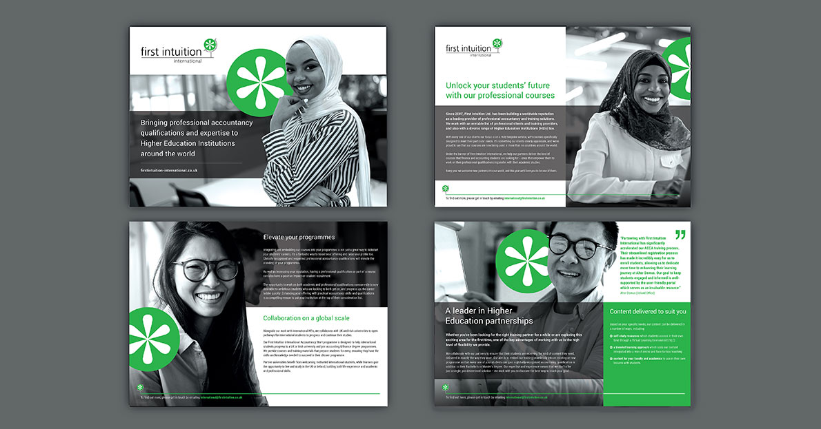 Education Services Marketing for First Intuition International