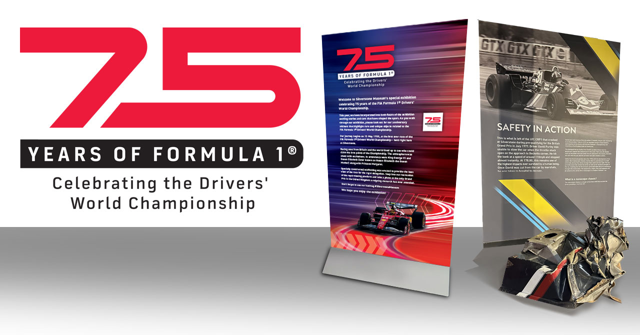 Motorsport Marketing: Exhibition Branding & Design for Silverstone Museum’s 75 Years of F1®